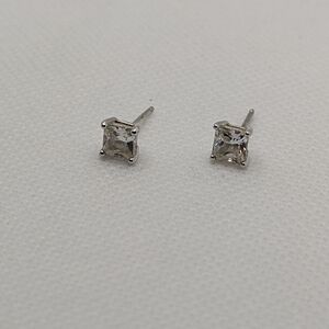 Elegant Silver Stud Earrings